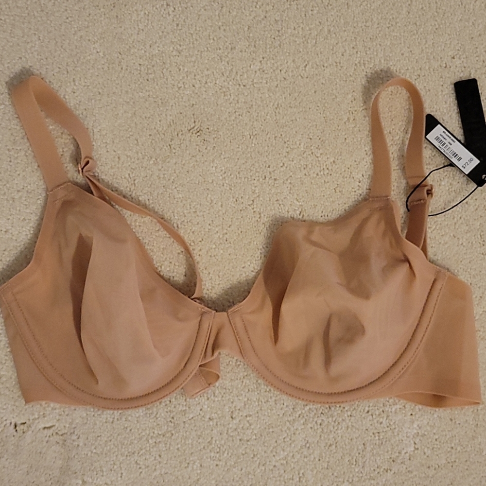 Skims Naked Demi Underwire Bra 36b